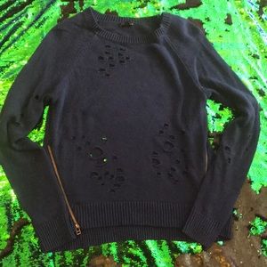 Navy sweater